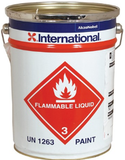 flammable liquid paint can